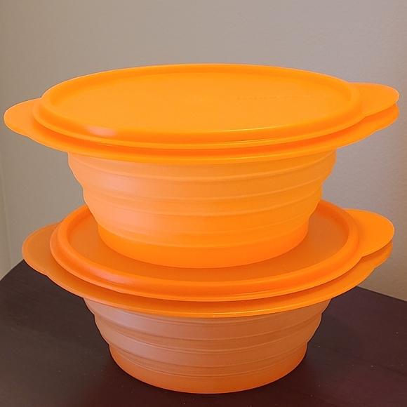 2 Tupperware 5453A Flat Out bowl - Picture 9 of 9
